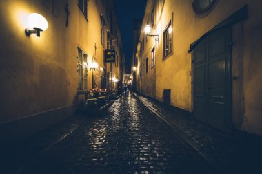 Yxsmedsgrand gece, Galma Stan, Stockholm, İsveç.