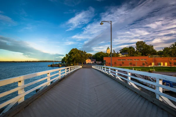 Híd a Suomenlinna, Helsinki, Finnország. — Stock Fotó