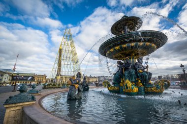 Fontaine de la Concorde, Paris, Fransa.