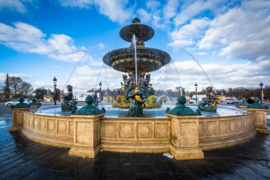 Fontaine de la Concorde, Paris, Fransa.