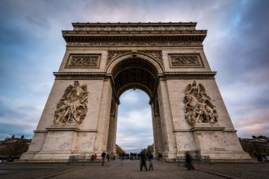 Arc de Triomphe, Paris, Fransa.
