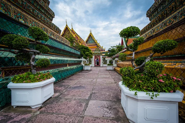 Der historische wat pho buddhistische Tempel, in Bangkok, Thailand. — Stockfoto