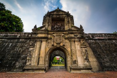 Intramuros, Manila, Filipinler Fort Santiago için giriş