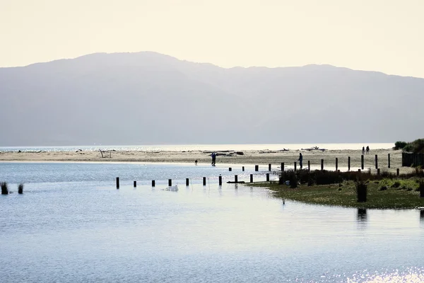 Waikanae Haliç, Kapiti, Yeni Zelanda.