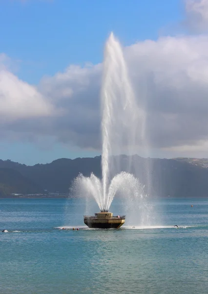 su çeşme, oriental parade, wellington, Yeni Zelanda.