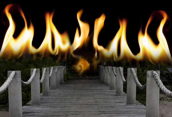 Bridge to the hell — Stock Photo, Image