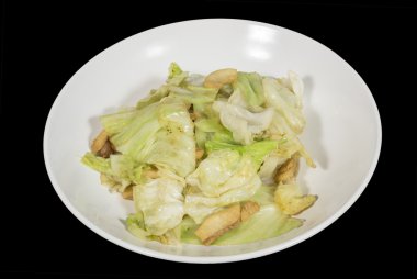 Tavada kızartılmış lahana