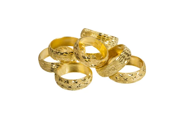 Χρυσά δαχτυλίδια — Φωτογραφία Αρχείου
