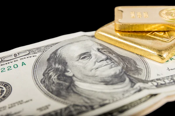Zlato a peníze — Stock fotografie