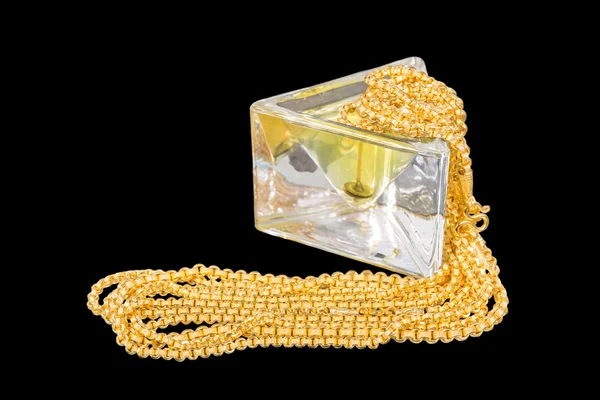 Golden necklace — Stock Photo, Image