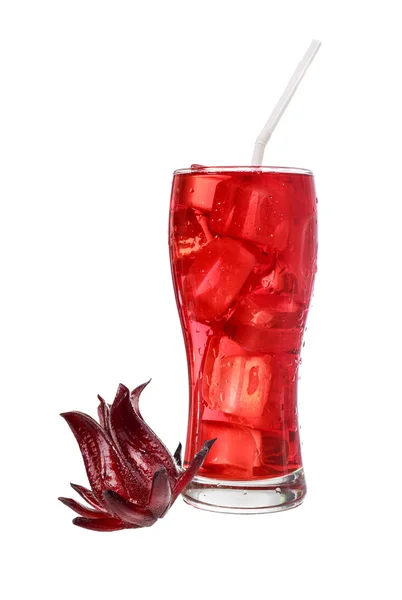 Червоний безалкогольний напій — стокове фото