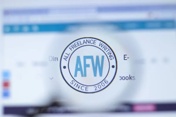 New York Usa October 2020 Afw All Freelance Writing Company — 图库照片