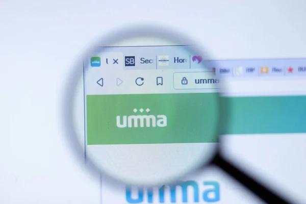 New York Usa Вересня 2020 Umma Umma Website Logo Close — стокове фото