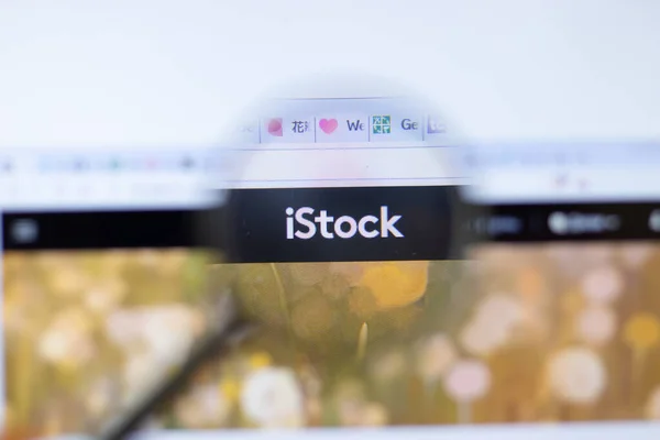 New York Usa Settembre 2020 Istock Istockphoto Com Company Website — Foto Stock