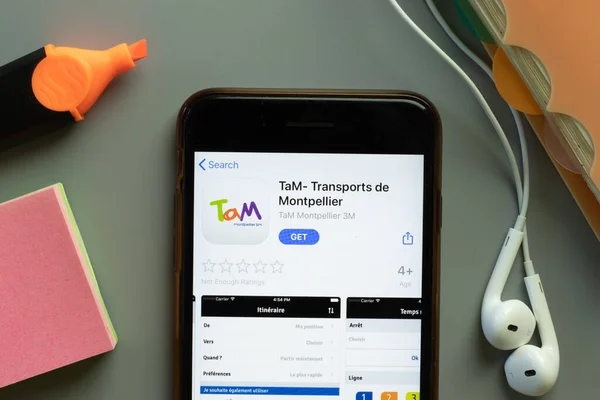Нью Йорк Сша Декабря 2020 Года Иконка Мобильного Приложения Tam — стоковое фото