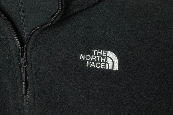 Moskwa Rosja Grudnia 2020 Zbliżenie Logo North Face Tnf Ilustracyjny — Zdjęcie stockowe