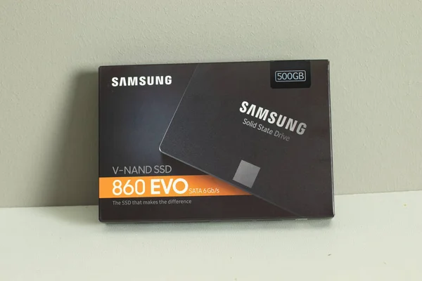 Moskva Rusko Prosince 2020 Samsung Ssd Solid State Drive Pack — Stock fotografie