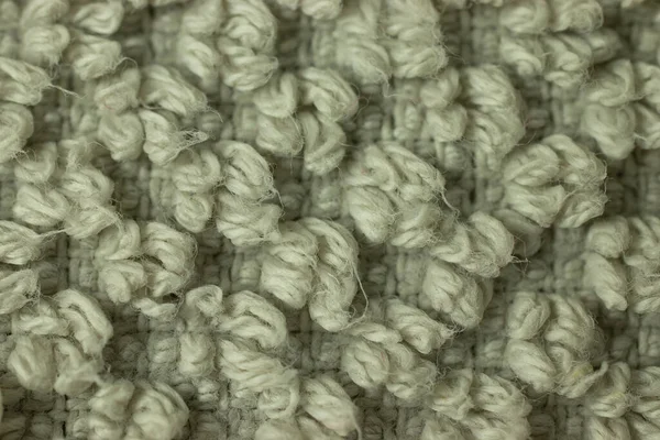 Laine Textile Blanc Fibres Grises Texture Fond Macro Photo Surface — Photo