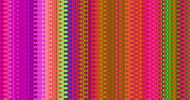 Pixel Abstrakcyjne Kolorowe Tło Fioletowy Czerwony Materiał Gradientowy Pętla Animacji — Wideo stockowe