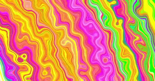 Trippy abstract ontwerp beelden, lus animatie achtergrond — Stockvideo