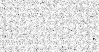 Geometrik şablon arka planı hareket halinde. Beyaz hücreler arka planda. Canlandırma görüntülerini döndür