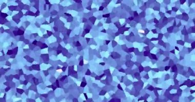 Canlandırılmış mozaik desen arka planı, mavi soyut hareket düzeni