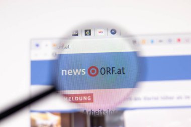 Los Angeles, ABD - 1 Şubat 2021: ORF web sitesi. Ekranda ORFat logosu, İllüstrasyon Editörü