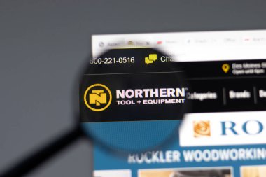 New York, ABD - 15 Şubat 2021: Northern Tool web sitesi şirket logosu, Illustrative Editorial