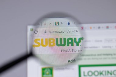 New York, ABD - 18 Mart 2021: Metro şirketi logosu web sitesi, Illustrative Editorial