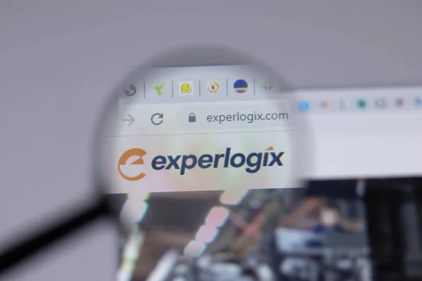 New York Abd Mart 2021 Experlogix Şirket Logosu Web Sitesi — Stok fotoğraf