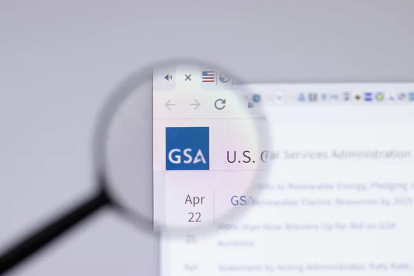 New York Usa April 2021 General Services Administration Gsa Logo — 스톡 사진