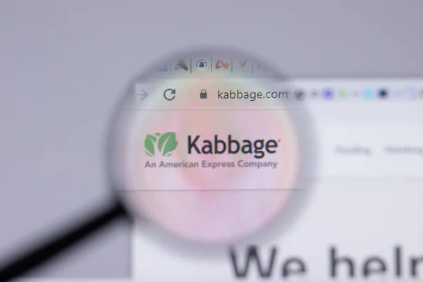 New York Abd Nisan 2021 Kabbage Logosu Web Sitesi Sayfasında — Stok fotoğraf