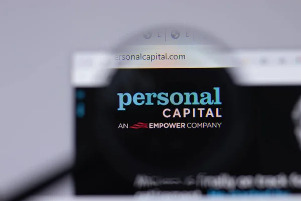 Nueva York Abril 2021 Primer Plano Del Logotipo Personal Capital — Foto de Stock