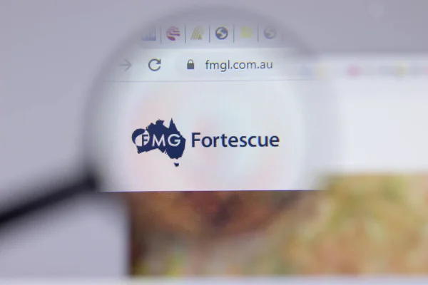 New York Usa Dubna 2021 Fortescue Metals Group Fmg Fmgl — Stock fotografie