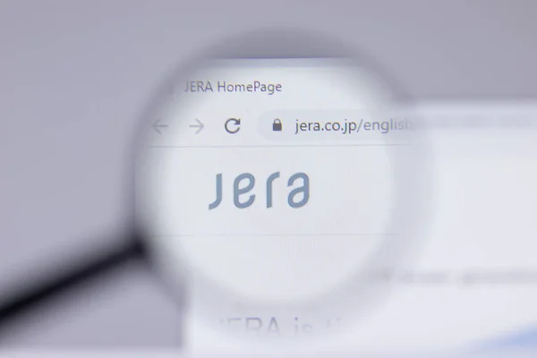 New York Usa April 2021 Jera Logo Närbild Webbsida Illustrative — Stockfoto