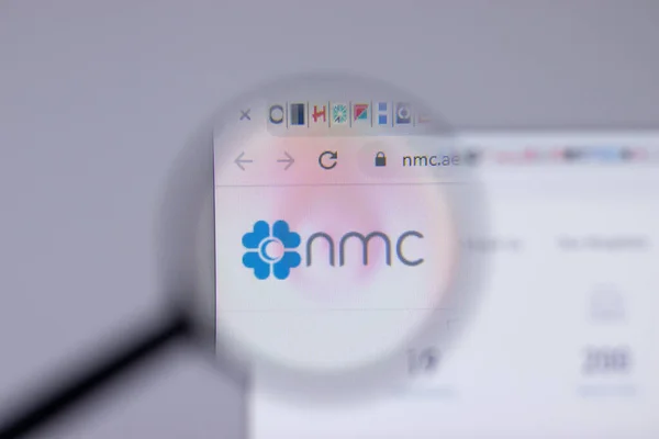 New York Usa April 2021 Nmc Health Company Logo Close — 스톡 사진