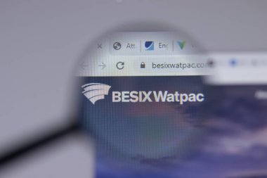 Los Angeles, California, ABD - 1 Haziran 2021: BESIX Watpac logosu veya web sitesi ikonu, Illustrative Editorial