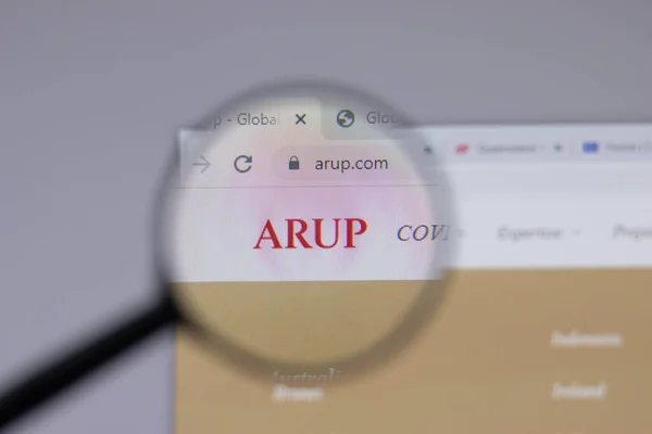 Лос Анджелес Каліфорнія Сша Червня 2021 Логотип Arup Group Або — стокове фото