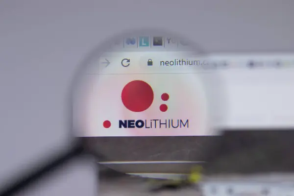 Los Angeles Kalifornien Usa Juni 2021 Neo Lithium Logo Eller — Stockfoto