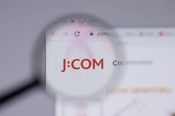 Los Angeles Califórnia Eua Junho 2021 Jupiter Telecommunications Jcom Logo — Fotografia de Stock