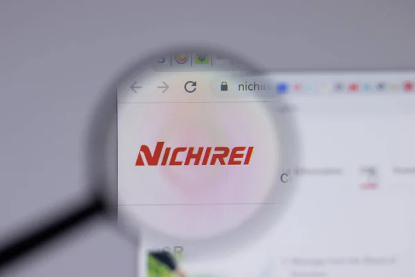 Los Angeles Kalifornien Usa Juni 2021 Nichirei Corporation Logotyp Eller — Stockfoto