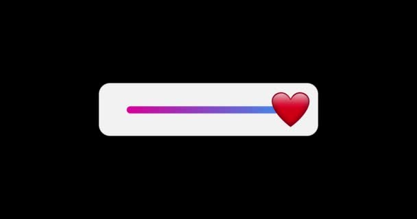 Нью Йорк Сша Августа 2021 Года Реакция Instagram Ползунок Черном — стоковое видео