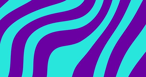 Azul Roxo Listras Abstratas Fundo — Vídeo de Stock