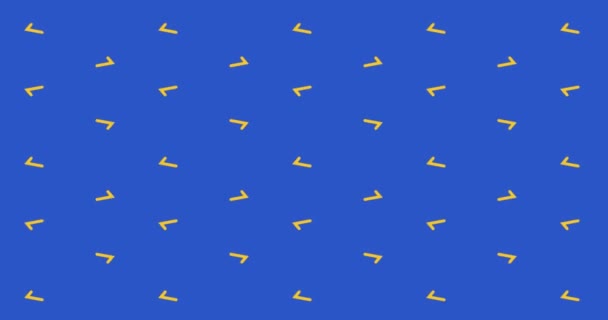 Pattern Blue Background Loop Animation — Stock Video