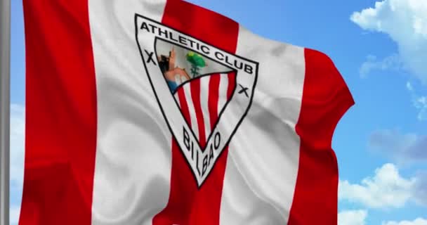 Nowy Jork Usa Września 2021 Athletic Bilbao Piłka Nożna Macha — Wideo stockowe
