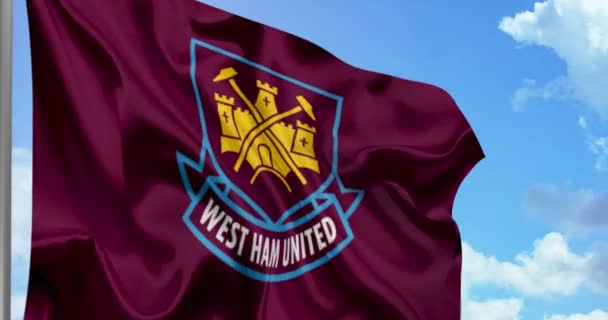 Nova Iorque Eua Setembro 2021 West Ham United Equipe Futebol — Vídeo de Stock