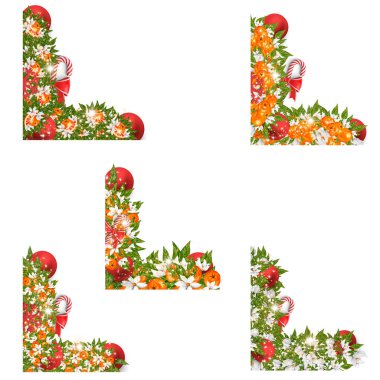 Noel Noeli noktasal sınırı, 5 kişilik set, suluboya klibi