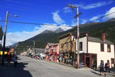 Skagway anayolu - Alaska - ABD