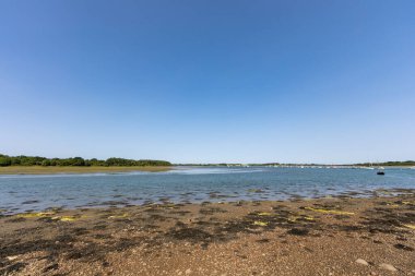 Conleau Sahili, Vannes - Morbihan Körfezi, Brittany, Fransa