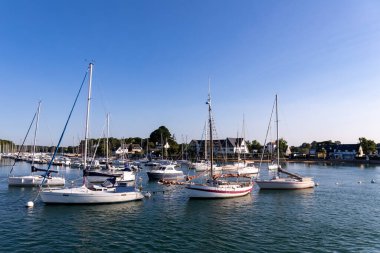Conleau Sahil Limanı, Vannes - Morbihan Körfezi, Brittany, Fransa